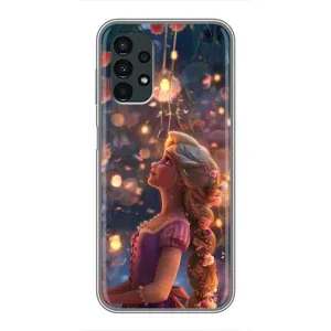 Чехол Рапунцель для Samsung Galaxy A13 (4G) (Рапунцель фонарики)