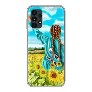 Чохол для Патріота України Samsung Galaxy A13 (4G) - (AlphaPrint) (Україночка)