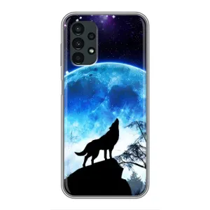 Захисні чохли для Samsung Galaxy A13 (4G) (AlphaPrint) (ХІТ продаж) ВОВК (Вовк на місяць)