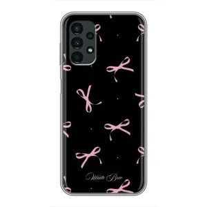 Чохол з бантиками на Самсунг Галаксі А13 (5G) (Банти на чорному)