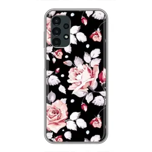 Чохли з квітами для Samsung Galaxy A13 (5G) (VPrint) (Квіти на чорному)
