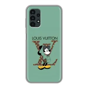 Чехлы Луи Витон для Samsung Galaxy A13 (5G) (AlphaPrint - LOUIS VUITTON) (Микки Маус LV)