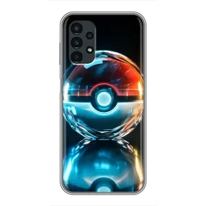 Чехол с Пикачу на Samsung Galaxy A13 (5G) (Мяч Пикачу)