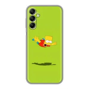 Чехол с Симпсонами для Samsung Galaxy A14 5G (VPrint) (Барт Симпсон)