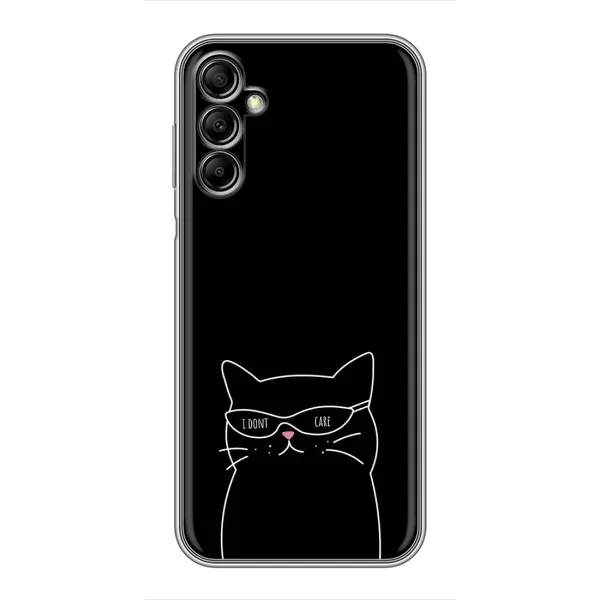 Чехол с принтом «Равнодушный кот» для Samsung Galaxy A14 5G