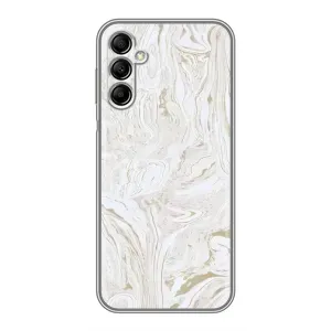 Мраморный чехол на Samsung Galaxy A14 5G (VPrint) (Белый мрамор)