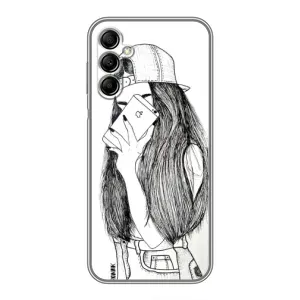 Чехол с печатью для Samsung Galaxy A14 5G - (Мода) (AlphaPrint) (Фото девочки)