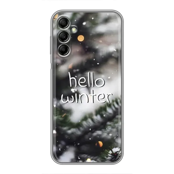 Чехол с принтом «Hello winter» для Samsung Galaxy A14 5G