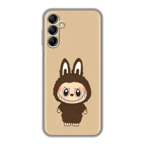 Чехол с Лабубу на Samsung Galaxy A14 5G (Bored Ape в красном)