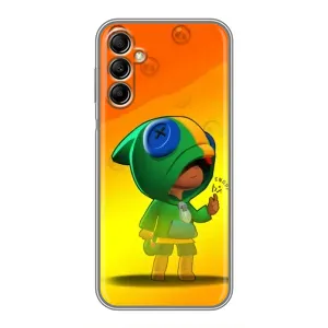 Чехол для Samsung Galaxy A14 5G Бравл Старс (VPrint) (Мальчик Леон)