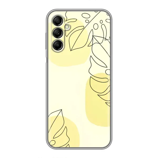Чохол з принтом «Жовта монстера арт» для Samsung Galaxy A14 5G