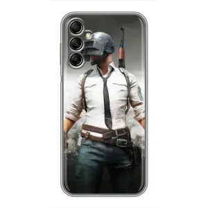 Чехол PUBG для Самсунг А14 5G (AlphaPrint) (Пабг мен)