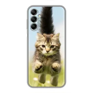 Чехлы с Котиками для Samsung Galaxy A14 5G (VPrint) (Прыжок кота)