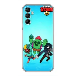 Чехлы Brawl Stars для Samsung Galaxy A14 5G (AlphaPrint) (Трио героев)