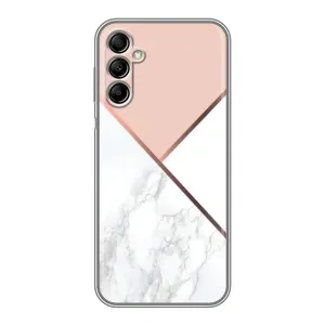 Мраморный чехол на Samsung Galaxy A14 5G (VPrint) (Тройной мрамор)