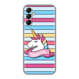 Чехол для Самсунг А14 5G - (Единорожки - Новинки) (AlphaPrint) (Unicorn)
