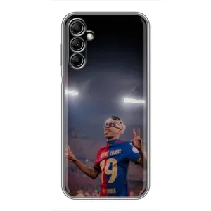 Чехол с футболистом Ламин Ямаль Samsung Galaxy A14 5G (Ямаль на стадионе)