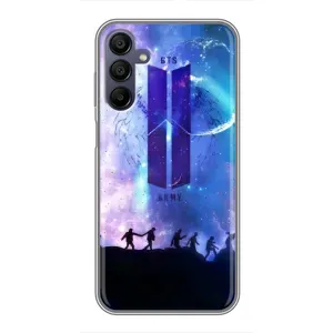 Чехлы BTS для Samsung Galaxy A15 (A155) (AlphaPrint) (Army BTS)