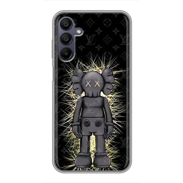 Чехол с принтом «Bearbrick LV» для Samsung Galaxy A15 (A155)