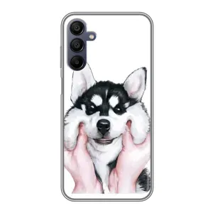 Чохли з собаками для Samsung Galaxy A15 (A155) (VPrint) (Радісний Хаскі)