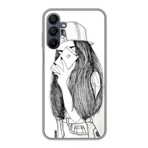 Чехол с печатью для Samsung Galaxy A15 (A155) - (Мода) (AlphaPrint) (Фото девочки)