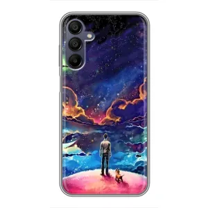 Космічні Чохли для Samsung Galaxy A15 (A155) (VPrint) (Вид Галактики)