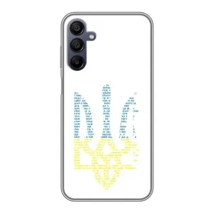 Чехлы для Samsung Galaxy A15 (A155)  Укр. Символика (AlphaPrint) (Герб из букв)