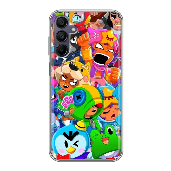 Чохол з принтом «Герої Бравл Старс» для Samsung Galaxy A15 (A155)