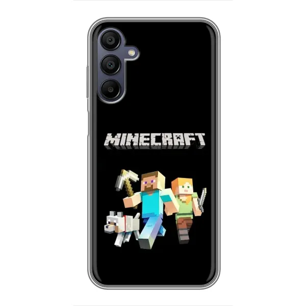 Чохол з принтом «герої Minecraft» для Samsung Galaxy A15 (A155) Чохол з принтом «герої Minecraft» для Samsung Galaxy A15 (A155)
