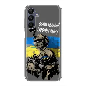 Чехлы с картинкой ЗСУ для Samsung Galaxy A15 (A155) (AlphaPrint) (Героям Слава)