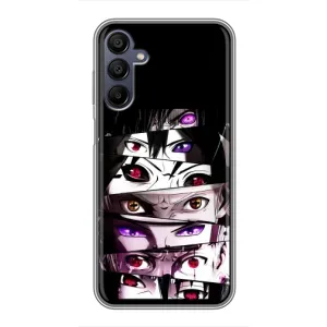 Чехлы Персонажи Аниме Наруто для Samsung Galaxy A15 (A155) (AlphaPrint) (Глаза Anime)