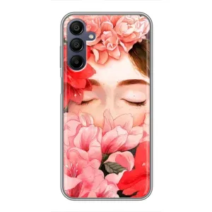 Чехлы (ART) Цветы на Samsung Galaxy A15 (A155) (VPrint) (Глаза в цветах)