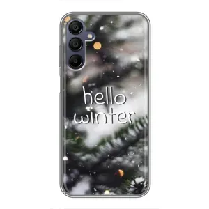 Новогодние, Праздничные Чехлы для Samsung Galaxy A15 (A155) - 2024 год (Hello winter)