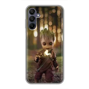 Чехол МАРВЕЛ для Самсунг Гелекси А15 (AlphaPrint) (I am Groot)