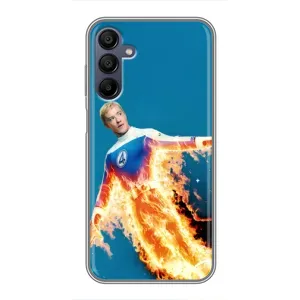 Чехол с принтом Фантастическая четверка для Samsung Galaxy A15 (A155) (Человек-факел в огне)
