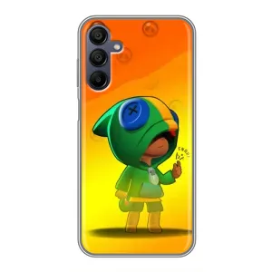 Чехол для Samsung Galaxy A15 (A155) Бравл Старс (VPrint) (Мальчик Леон)