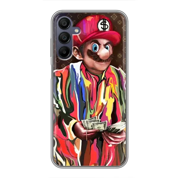 Чехол с принтом «Mario LV» для Samsung Galaxy A15 (A155)