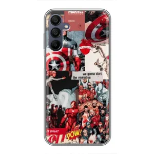 Чехол МАРВЕЛ для Самсунг Гелекси А15 (AlphaPrint) (Марвел Комикс)