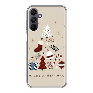 Рождественские Чехлы для Samsung Galaxy A15 (A155) (VPrint) (Merry Christmas)