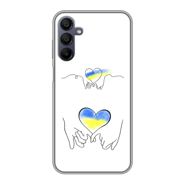 Чехол с принтом «Мир Украине» для Samsung Galaxy A15 (A155)