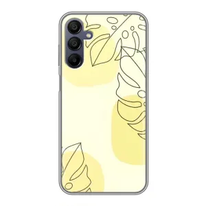 Силиконовый чехол с принтом в цветах на Samsung Galaxy A15 (A155)