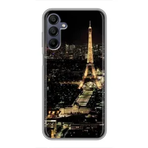 Чехол Эйфелева Башня для Samsung Galaxy A15 (A155) - (AlphaPrint) (Ночной Париж)
