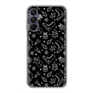Новогодние, Праздничные Чехлы для Samsung Galaxy A15 (A155) - 2024 год (Новогодний фон)
