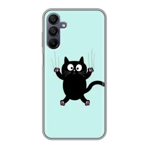 Чохол з принтом для Samsung Galaxy A15 (A155) (AlphaPrint) Модні коти (Падаючий кіт)