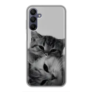 Чохол з малюнком кіт на Samsung Galaxy A15 (A155) (Пара котів)