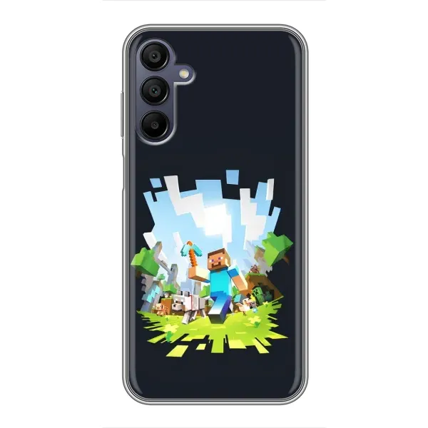 Чохол з принтом «персонажі Minecraft» для Samsung Galaxy A15 (A155) Чохол з принтом «персонажі Minecraft» для Samsung Galaxy A15 (A155)