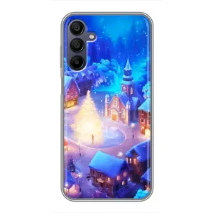 Рождественские Чехлы для Samsung Galaxy A15 (A155) (VPrint) (Рождественский город)