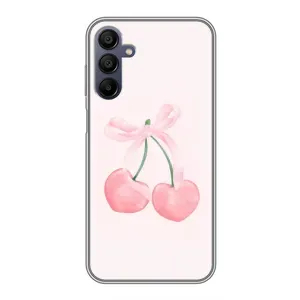 Чохол з розовим принтом для Samsung Galaxy A15 (A155) (Рожеві вишні)