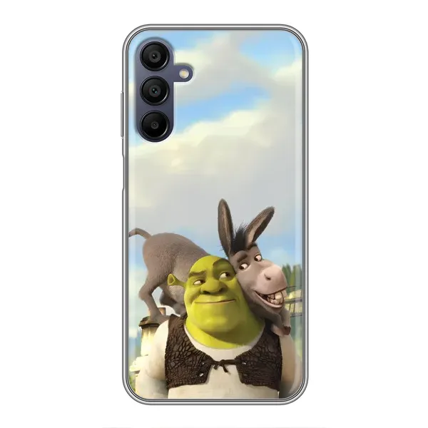 Чехол с принтом «Шрек и Осел» для Samsung Galaxy A15 (A155)