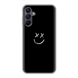 Чехол для Самсунг Гелекси А15 - (AlphaPrint) с печатью (ТОП продаж) (Смайл)